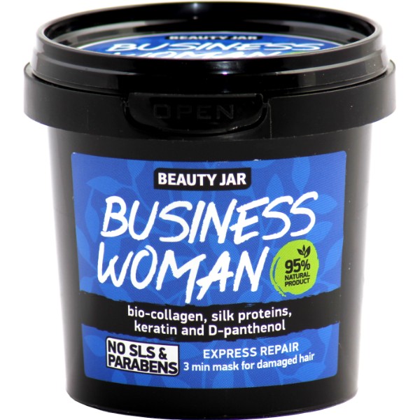 BUSINESS WOMAN - 3 minučių kaukė, skirta pažeistiems plaukams atkurti 150g